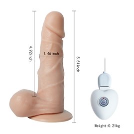 10 Titreşimli Oynar Başlı USB Şarjlı 14,5 cm Teknolojik Vibratör Penis - Super Man S görsel 4