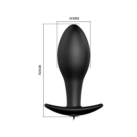12 Fonksiyon Kumandalı 8,5 cm Titreşimli Anal Plug görsel 5