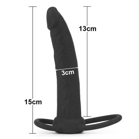 13 cm Siyah Anal Penis Halkası görsel 5