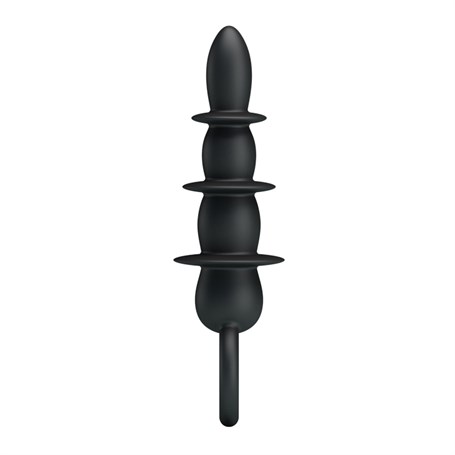 13,2 cm Vantuzlu Halkalı Anal Alıştırıcı Tıkaç görsel 3