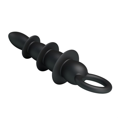 13,2 cm Vantuzlu Halkalı Anal Alıştırıcı Tıkaç görsel 5