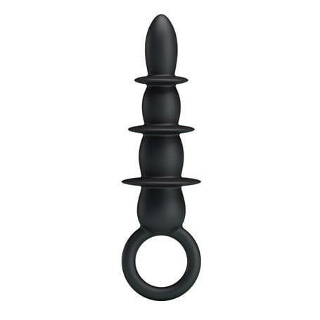 13,2 cm Vantuzlu Halkalı Anal Alıştırıcı Tıkaç görsel 4