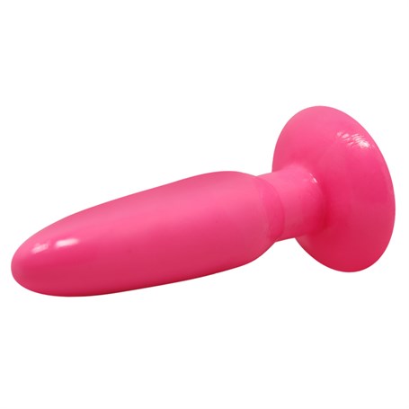 13,5 cm Vantuzlu Jel Anal Plug görsel 2