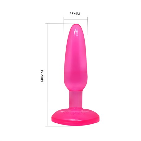 14 cm Vantuzlu Jel Anal Plug görsel 5