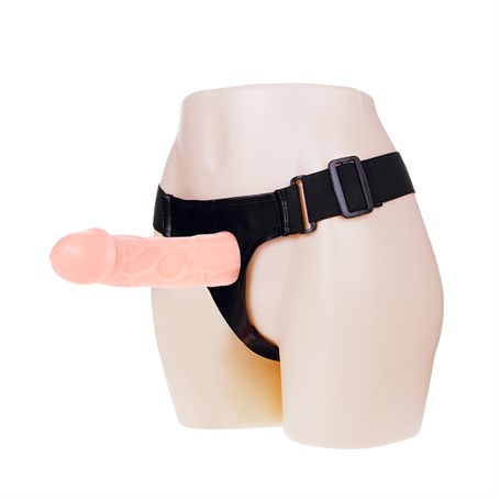 15,5 cm Belden Bağlamalı İçi Boş Protez Penis görsel 3