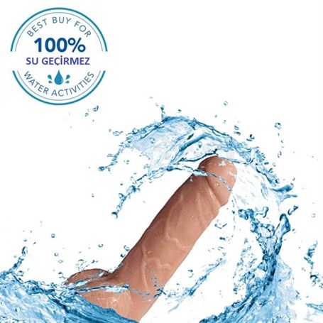 19 cm Uzaktan Kumandalı Titreşimli Realistik Penis - Big Detective görsel 5
