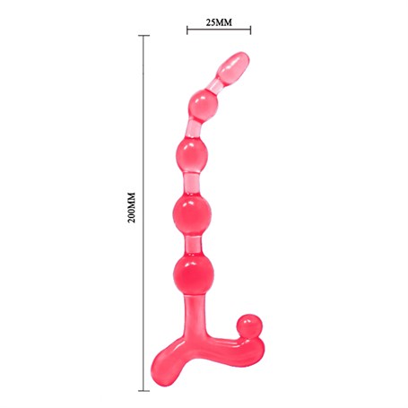 20 cm Sıralı Boğumlu Anal Açıcı Plug görsel 5