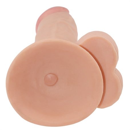 22 cm Gerçekçi Çift Katmanlı Silikon Penis görsel 5