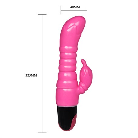 23 cm G-Spot Jel Dokuya Sahip Titreşimli Vibratör görsel 5