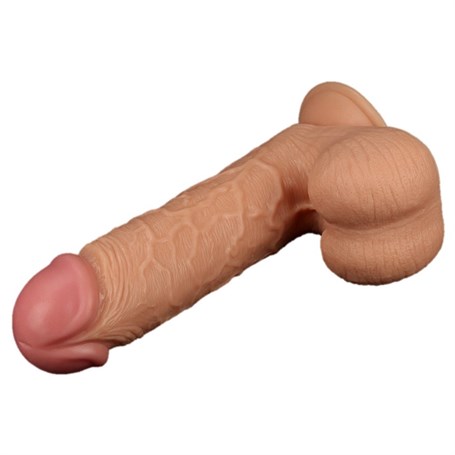 24,5 cm Gerçekçi Kalın Dildo Penis - King Sized görsel 4