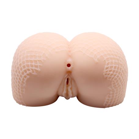 3 Boyutlu 2 İşlevli Titreşimli Suni Vajinal ve Anal Masturbatör - Jessica görsel 3