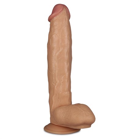 30 cm Gerçekçi Ekstra Uzun & Kalın Dildo Penis - King Sized görsel 2