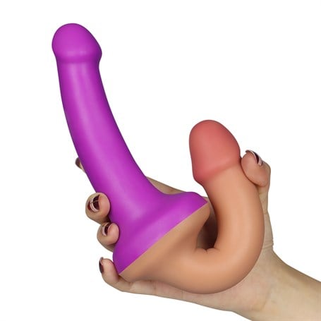 31,5 cm Çift Taraflı Realistik Dildo Anal Vajinal Penis görsel 2