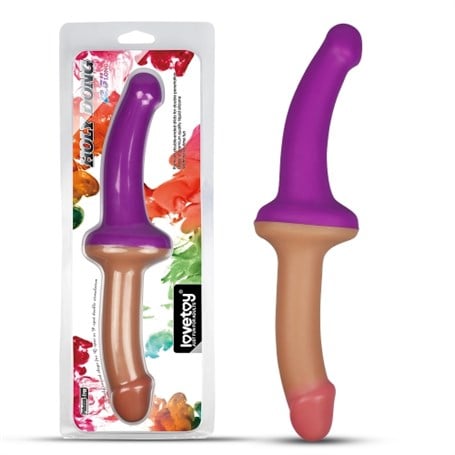 31,5 cm Çift Taraflı Realistik Dildo Anal Vajinal Penis görsel 4