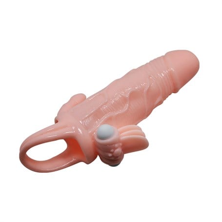 Anal Vajinal Klitoral Uyarıcılı Titreşimli Penis Kılıfı görsel 4