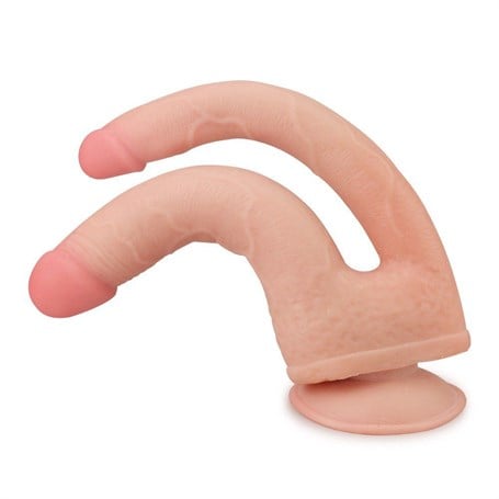 Çift Taraflı Ten Hassasiyetinde Realistik Penis görsel 4