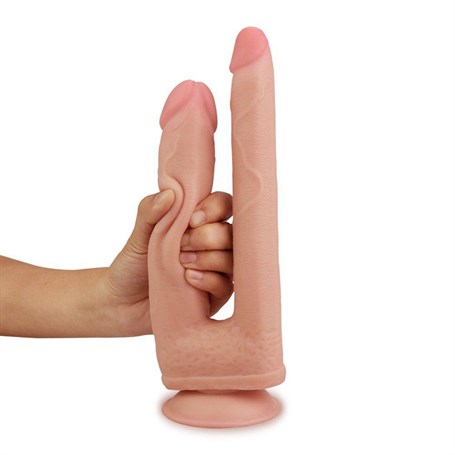 Çift Taraflı Ten Hassasiyetinde Realistik Penis görsel 2
