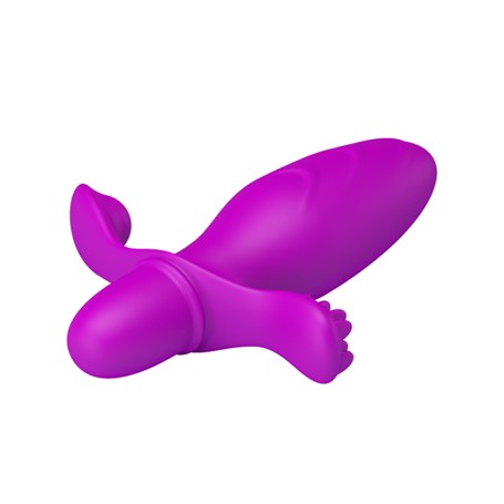 Klitoral Uyarıcılı Titreşimli Anal Plug görsel 3