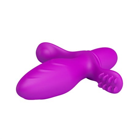 Klitoral Uyarıcılı Titreşimli Anal Plug görsel 2