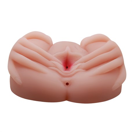 Lifelike 2 İşlevli Titreşimli Suni Vajinal ve  Anal Masturbatör görsel 2