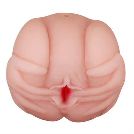 Lifelike 2 İşlevli Titreşimli Suni Vajinal ve  Anal Masturbatör görsel 3