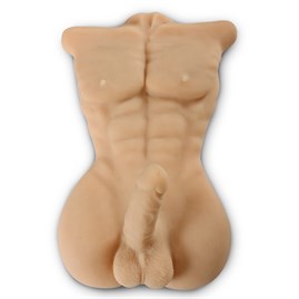 2 İşlevli Gerçek Ölçülerde Realistik 18 cm Penisli Erkek Vücut - Daniel görsel 3