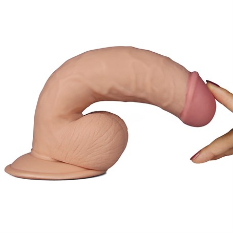 LOVETOY UR3 Yeni Nesil Titreşimli 20 cm Realistik Vibratör Dildo görsel 2
