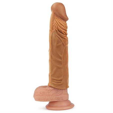 Nature Extender 5 cm Dolgulu Premium Melez Silikon Penis Kılıfı görsel 3