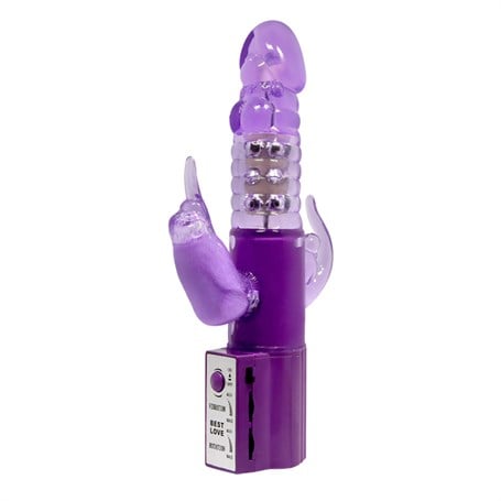 Oynar Başlı Klitoral & Anal Uyarıcılı Teknolojik Vibratör Penis görsel 2