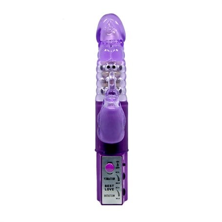 Oynar Başlı Klitoral & Anal Uyarıcılı Teknolojik Vibratör Penis görsel 4