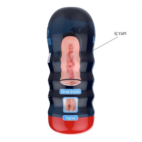 Pretty Love 18 cm Gerçekçi Doku Realistik Suni Vajina Mastürbatör görsel 4