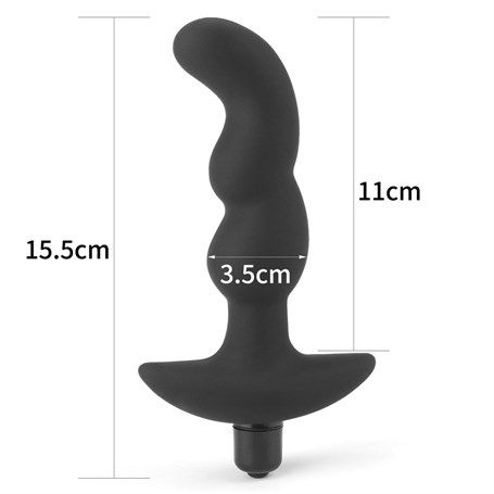 Prostat ve Testis Uyarıcılı Titreşimli Anal Vibratör Anal Plug görsel 5