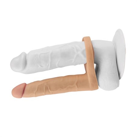 Soft Double Anal Dildo Penis 15,6 cm görsel 2