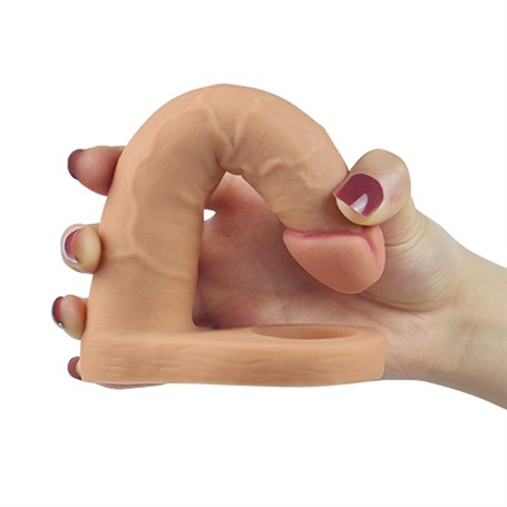 Soft Double Anal Dildo Penis 15,6 cm görsel 3