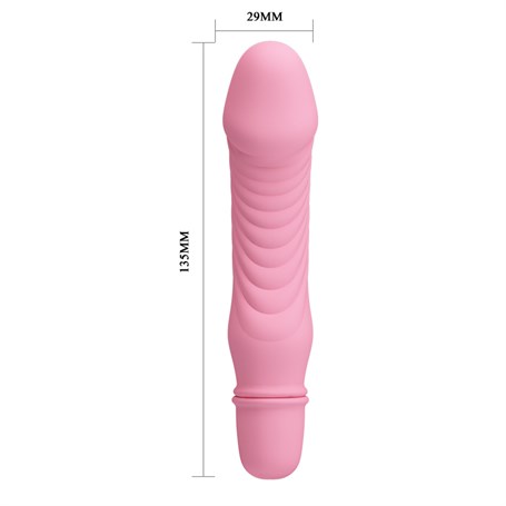 Titreşim Özellikli Vibratör Açık Pembe 13.5 cm Pretty Love görsel 5