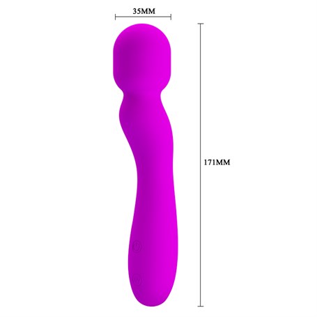 USB Şarjlı 30 Fonksiyonlu Titreşimli 17 cm Teknolojik Vibratör görsel 4