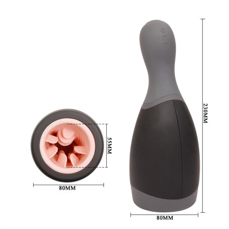 Usb Şarjlı Süper Emiş Güçlü Titreşimli Suni Vajina Mastürbatör görsel 5