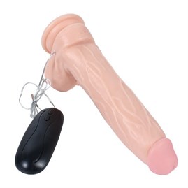 20,5 cm Gerçekçi Titreşimli Dildo Vibratör Penis - Holy Dragon görsel 2