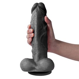 27 cm Realistik Zenci Dildo Penis - J. King görsel 2